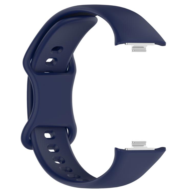 For Xiaomi Band 10 Pro / 9 Pro / Redmi Watch 6 xDfind Solid Color Butterfly Buckle Silicone Watch Band