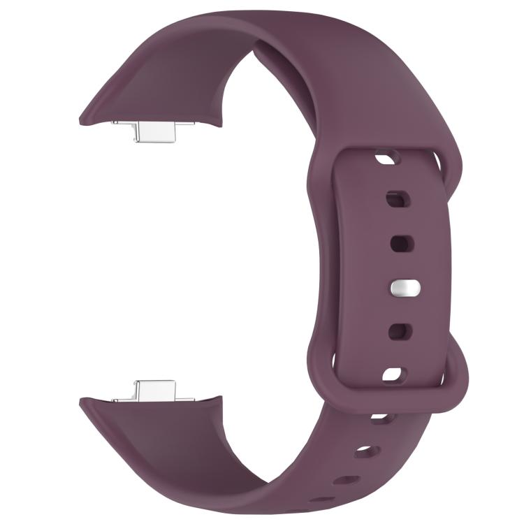 For Xiaomi Band 10 Pro / 9 Pro / Redmi Watch 6 xDfind Solid Color Butterfly Buckle Silicone Watch Band