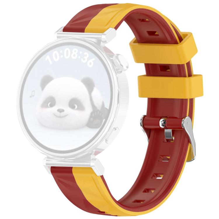 For Huawei Watch GT 6 / 5 / 4 41mm xDfind Ice Crystal Texture Two Color Silicone Watch Band