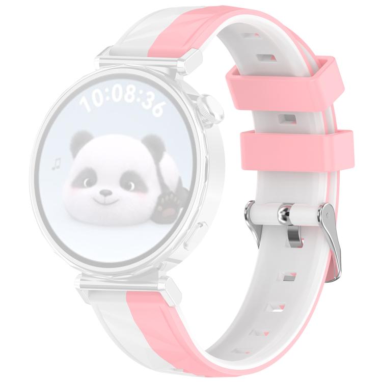 For Huawei Watch GT 6 / 5 / 4 41mm xDfind Ice Crystal Texture Two Color Silicone Watch Band