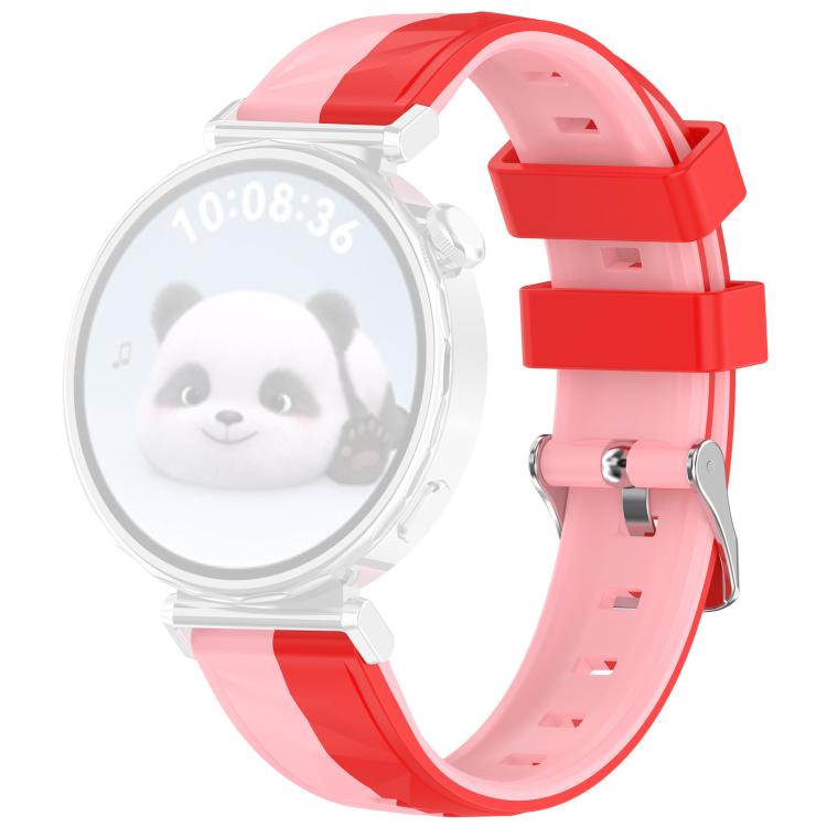 For Huawei Watch GT 6 / 5 / 4 41mm xDfind Ice Crystal Texture Two Color Silicone Watch Band