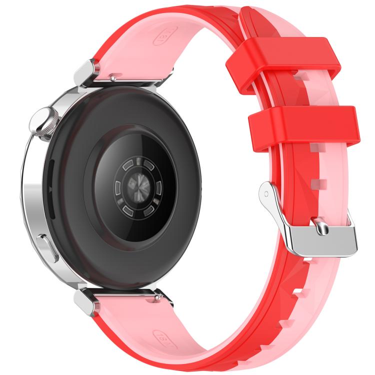 For Huawei Watch GT 6 / 5 / 4 41mm xDfind Ice Crystal Texture Two Color Silicone Watch Band