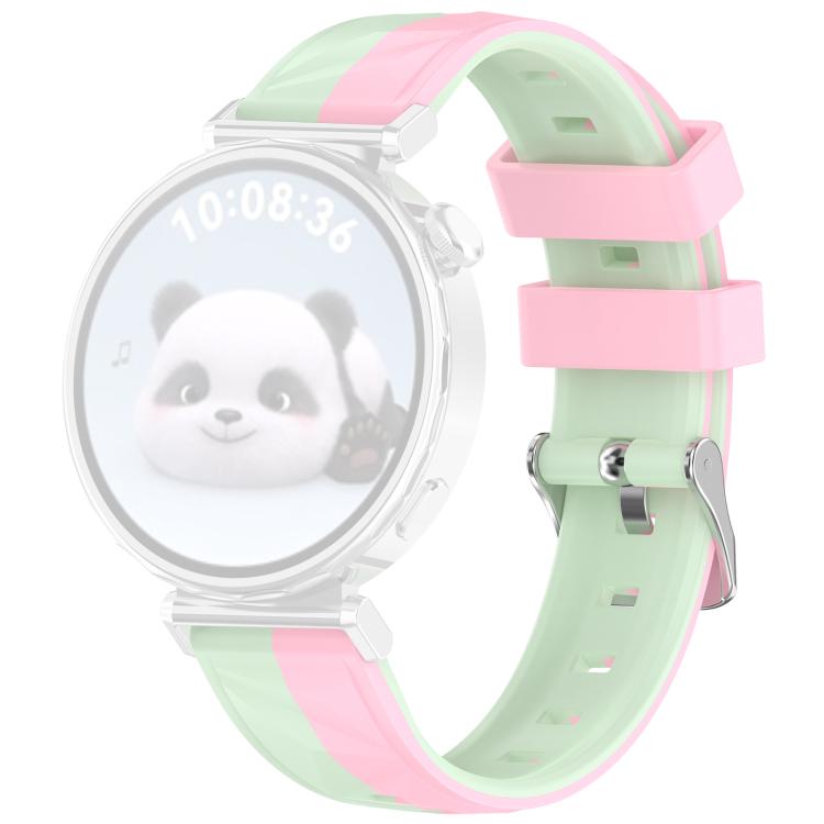 For Huawei Watch GT 6 / 5 / 4 41mm xDfind Ice Crystal Texture Two Color Silicone Watch Band