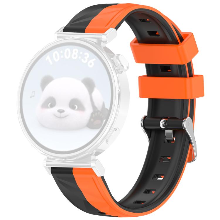 For Huawei Watch GT 6 / 5 / 4 41mm xDfind Ice Crystal Texture Two Color Silicone Watch Band