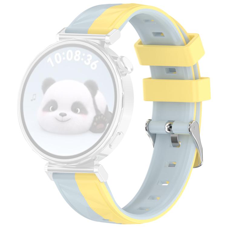 For Huawei Watch GT 6 / 5 / 4 41mm xDfind Ice Crystal Texture Two Color Silicone Watch Band