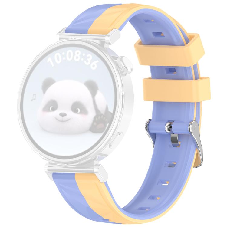 For Huawei Watch GT 6 / 5 / 4 41mm xDfind Ice Crystal Texture Two Color Silicone Watch Band