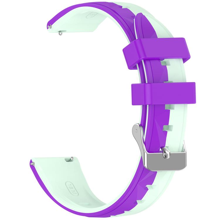 For Huawei Watch GT 6 / 5 / 4 41mm xDfind Ice Crystal Texture Two Color Silicone Watch Band