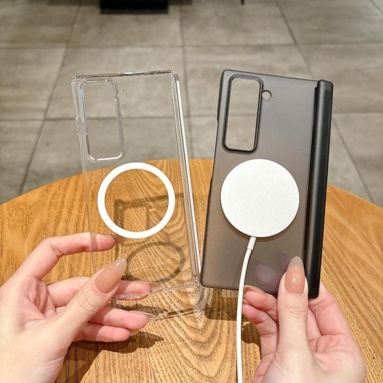 For Samsung Galaxy Z Fold Special 5G Ice Mist Series Dual Axis Magnetic Phone Case