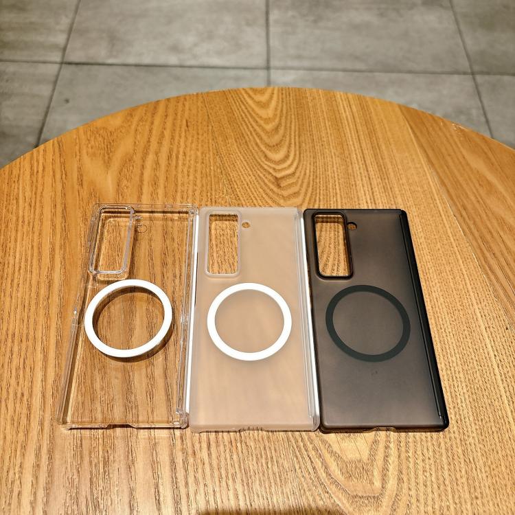 For Samsung Galaxy Z Fold Special 5G Ice Mist Series Dual Axis Magnetic Phone Case