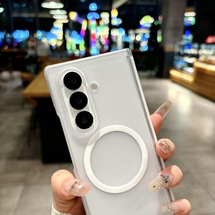 For Samsung Galaxy Z Fold5 5G Ice Mist Series Dual Axis Magnetic Phone Case