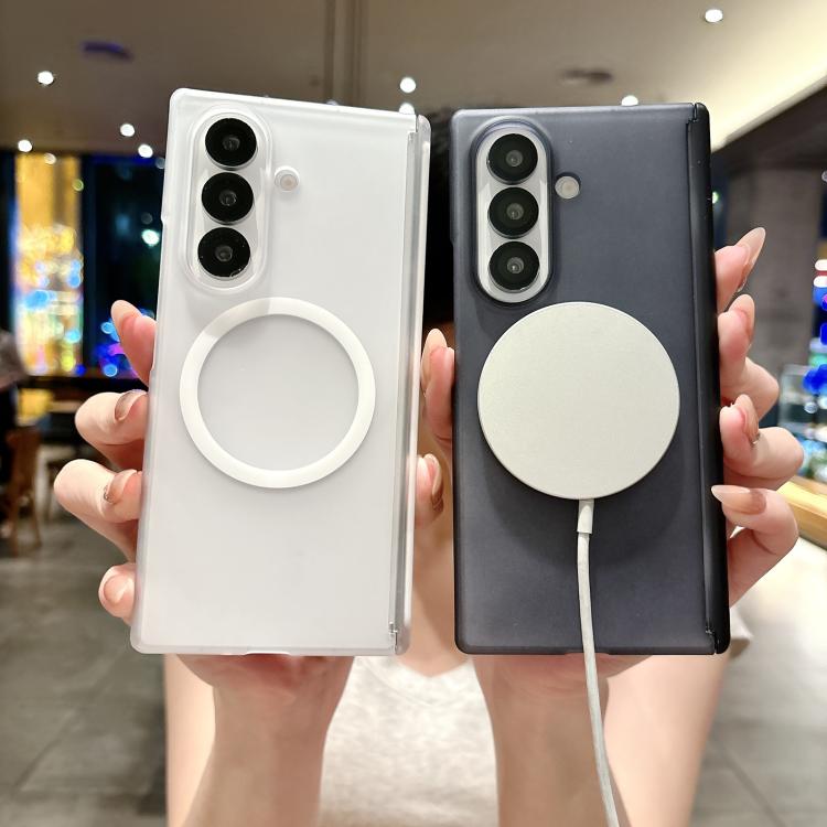 For Samsung Galaxy Z Fold5 5G Ice Mist Series Dual Axis Magnetic Phone Case