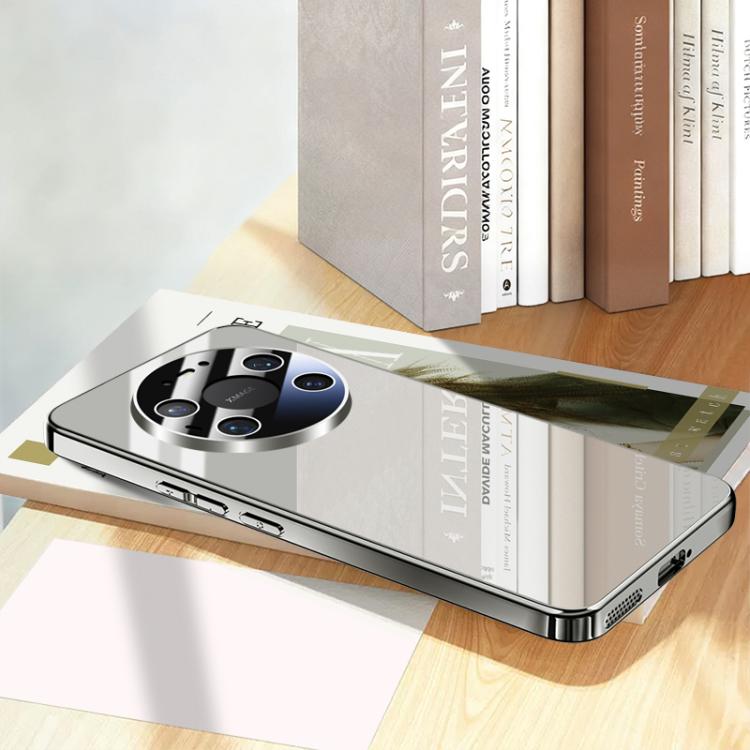 For Huawei Mate 80 Pro Max Electroplating Ice Crystal Airbag Full Coverage Shockproof Phone Case