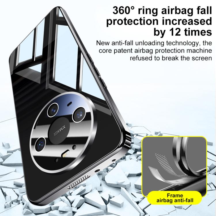 For Huawei Mate 80 Pro Max Electroplating Ice Crystal Airbag Full Coverage Shockproof Phone Case