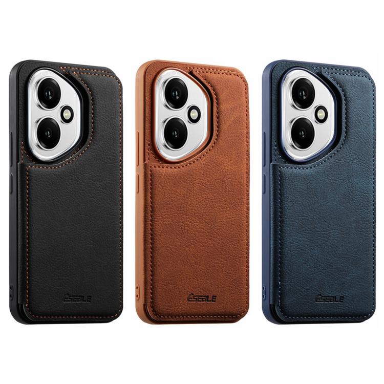 For Honor 400 Global 156.5mm ESEBLE Retro Texture Double Buckle Card Slot Phone Case