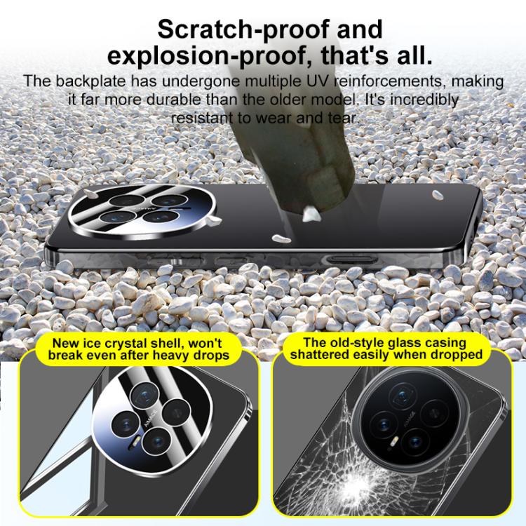 For Honor Magic8 Electroplating Ice Crystal Airbag Full Coverage Shockproof Phone Case