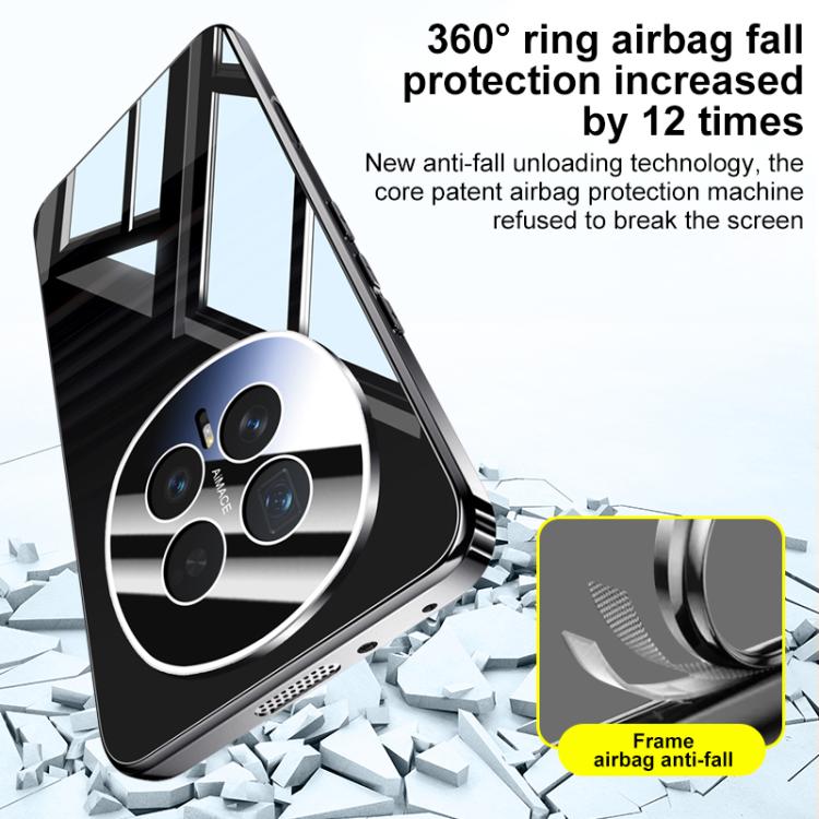 For Honor Magic8 Electroplating Ice Crystal Airbag Full Coverage Shockproof Phone Case
