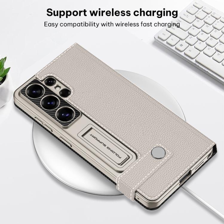 For Samsung Galaxy S26 Ultra 5G GKK Flip Wallet Leather Phone Case, Without Pen