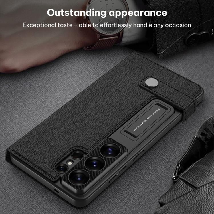 For Samsung Galaxy S26 Ultra 5G GKK Flip Wallet Leather Phone Case, Without Pen