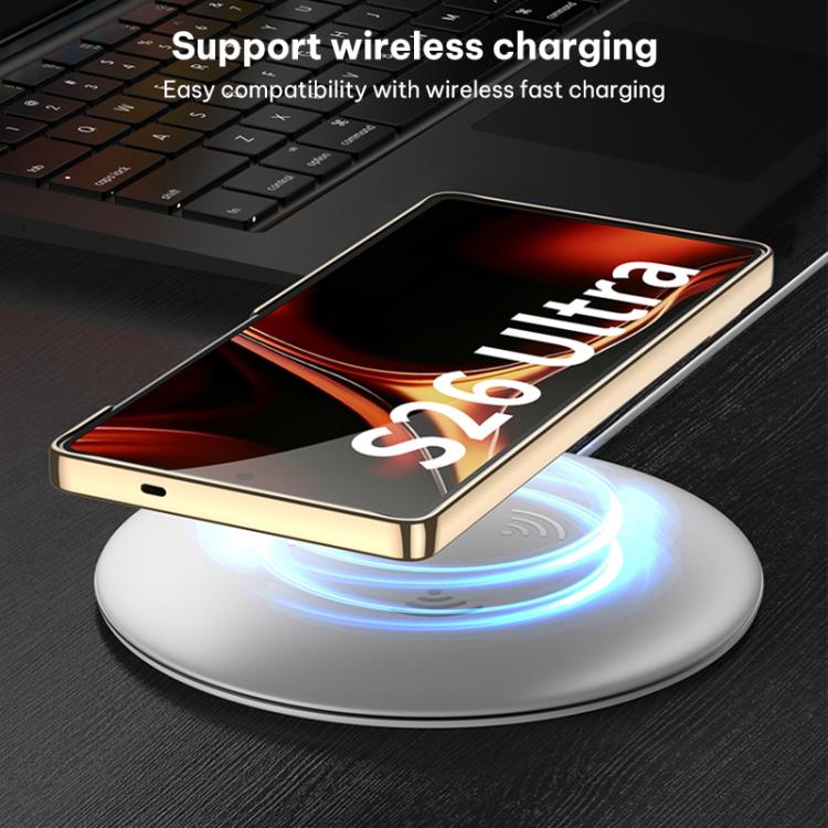 For Samsung Galaxy S26 Ultra 5G GKK Triumph Ultra-Thin Plain Leather Phone Case with Holder