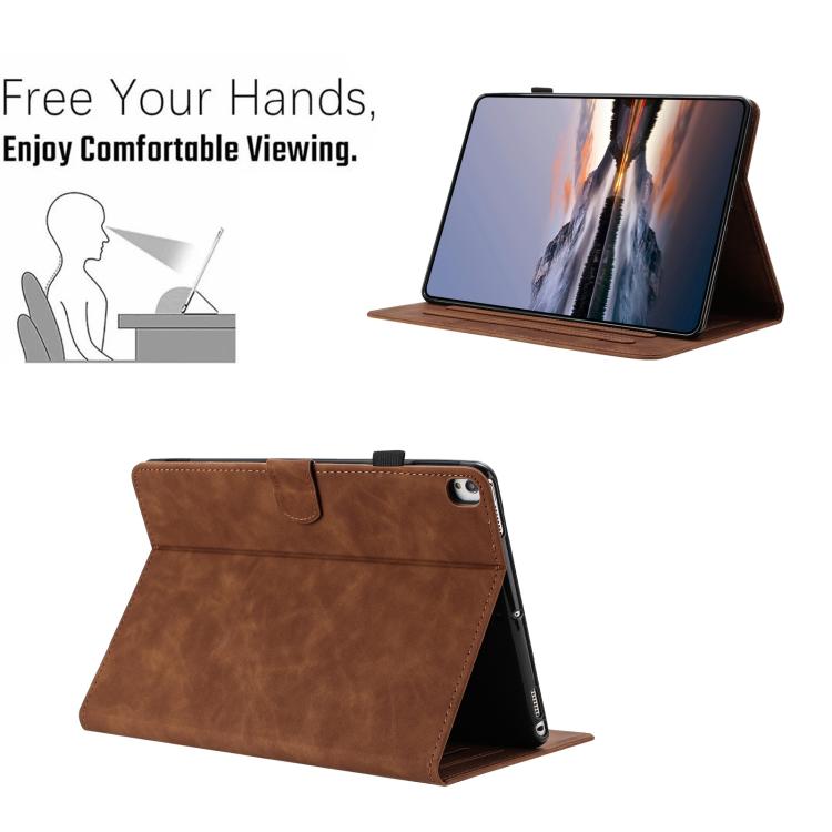 For iPad 10.2 2021 / 10.5 2019 Butterfly Loves Flowers Embossed Leather Smart Tablet Case