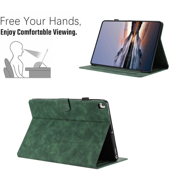 For iPad 10.2 2021 / 10.5 2019 Butterfly Loves Flowers Embossed Leather Smart Tablet Case