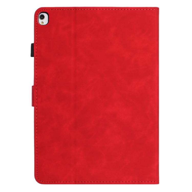 For iPad 10.2 2021 / 10.5 2019 Butterfly Loves Flowers Embossed Leather Smart Tablet Case
