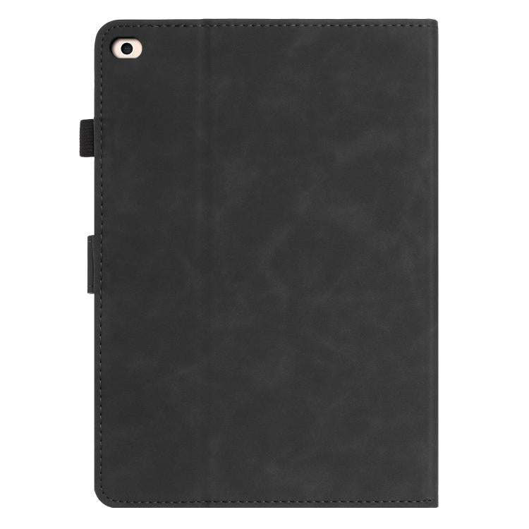 For iPad 9.7 2018 / 2017 Butterfly Loves Flowers Embossed Leather Smart Tablet Case
