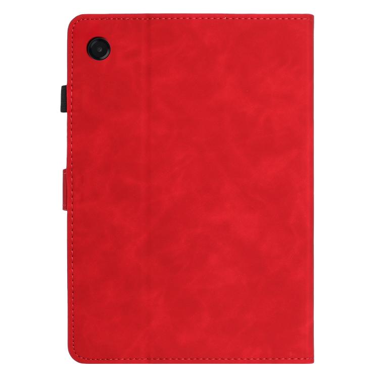 For Samsung Galaxy Tab A11+ / A9+ Butterfly Loves Flowers Embossed Leather Smart Tablet Case