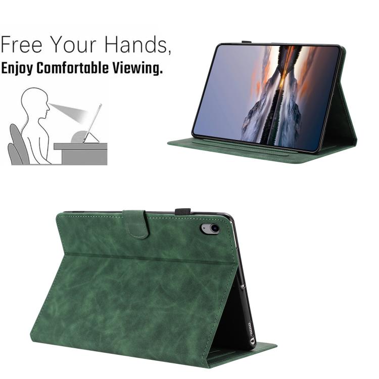 For Samsung Galaxy Tab S11 Butterfly Loves Flowers Embossed Leather Smart Tablet Case