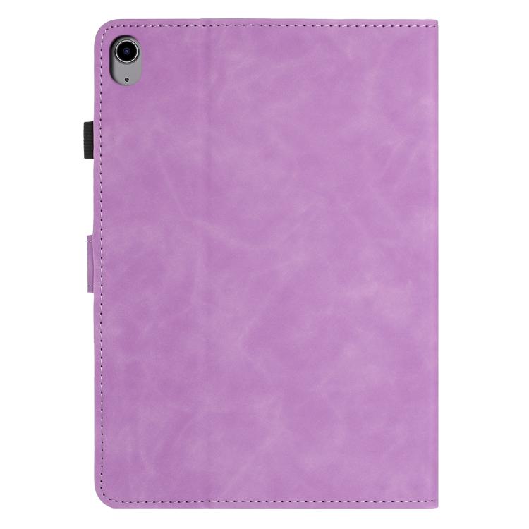 For Samsung Galaxy Tab S11 Butterfly Loves Flowers Embossed Leather Smart Tablet Case