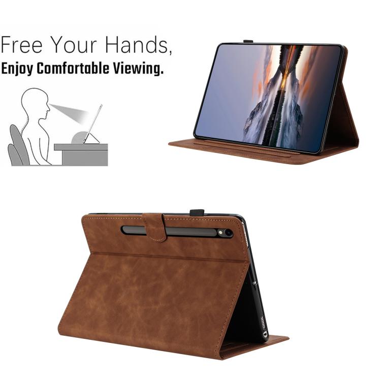 For Samsung Galaxy Tab S10 FE+ Butterfly Loves Flowers Embossed Leather Smart Tablet Case