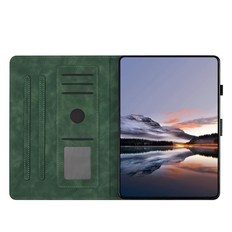 For Samsung Galaxy Tab S10 FE+ Butterfly Loves Flowers Embossed Leather Smart Tablet Case