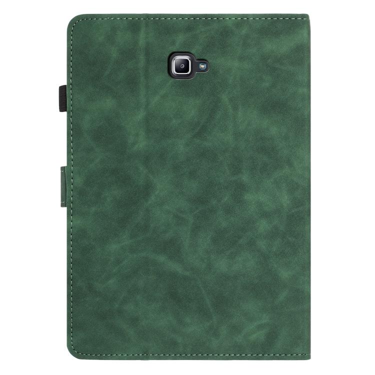 For Samsung Galaxy Tab A 10.1 2016 Butterfly Loves Flowers Embossed Leather Smart Tablet Case