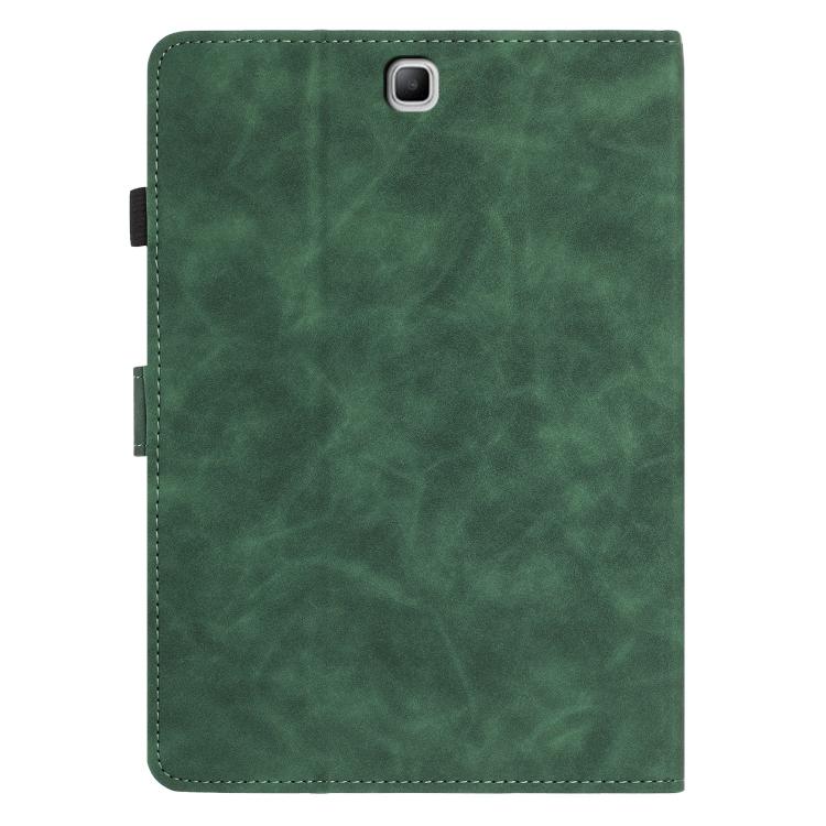 For Samsung Galaxy Tab A 8.0 T350 Butterfly Loves Flowers Embossed Leather Smart Tablet Case