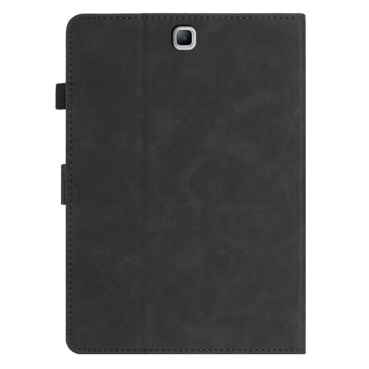 For Samsung Galaxy Tab A 8.0 T350 Butterfly Loves Flowers Embossed Leather Smart Tablet Case
