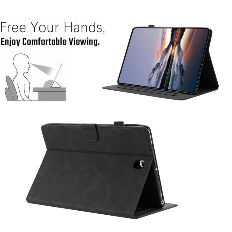 For Samsung Galaxy Tab A 8.0 T350 Butterfly Loves Flowers Embossed Leather Smart Tablet Case