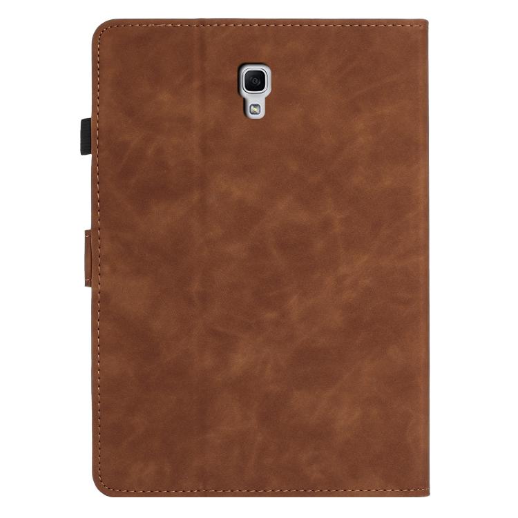 For Samsung Galaxy Tab A 10.5 T590 Butterfly Loves Flowers Embossed Leather Smart Tablet Case