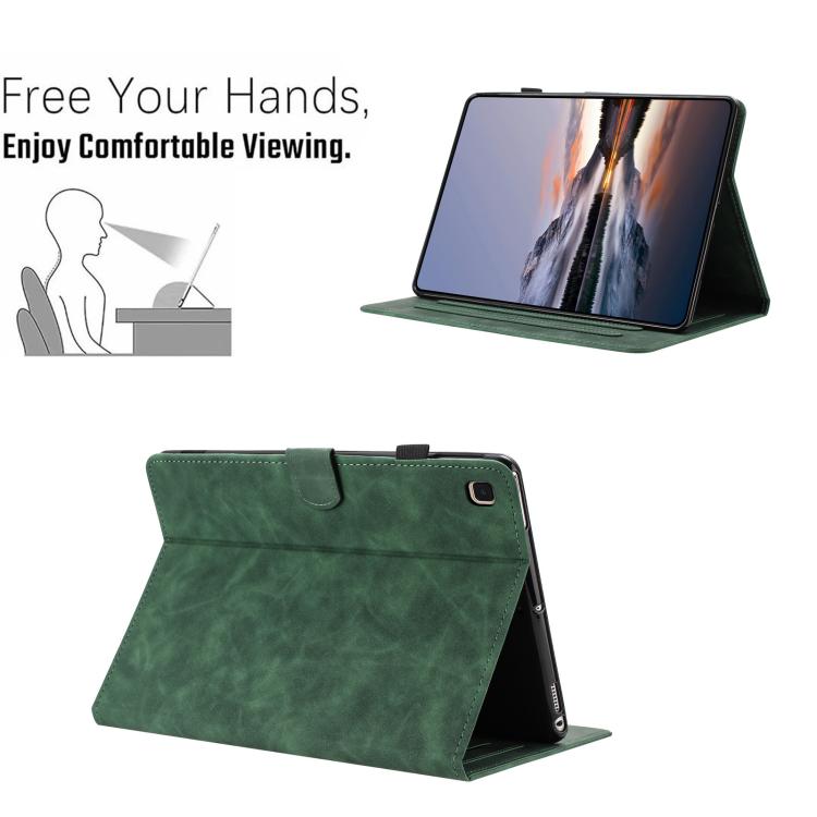 For Samsung Galaxy Tab S5e 10.5 T720 Butterfly Loves Flowers Embossed Leather Smart Tablet Case