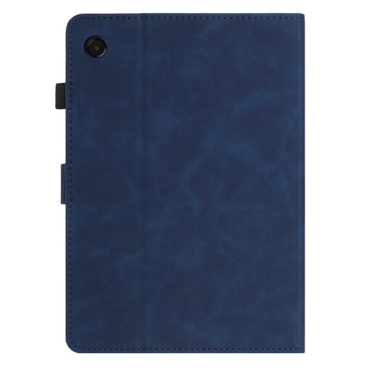 For Samsung Galaxy Tab A11 / A9 Butterfly Loves Flowers Embossed Leather Tablet Case