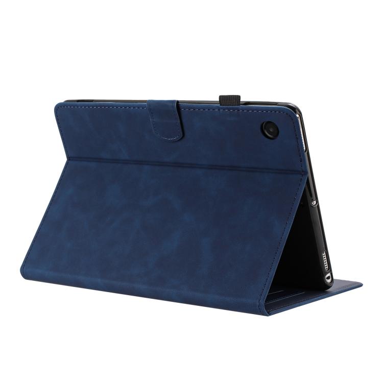 For Samsung Galaxy Tab A11 / A9 Butterfly Loves Flowers Embossed Leather Tablet Case