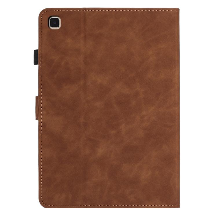 For Samsung Galaxy Tab A7 Lite T220 Butterfly Loves Flowers Embossed Leather Tablet Case