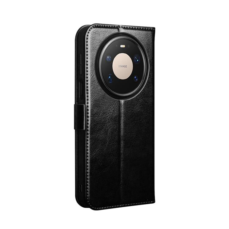 For Huawei Mate 80 Pro Max QIALINO Classic 103 Buckle Genuine Leather Phone Case