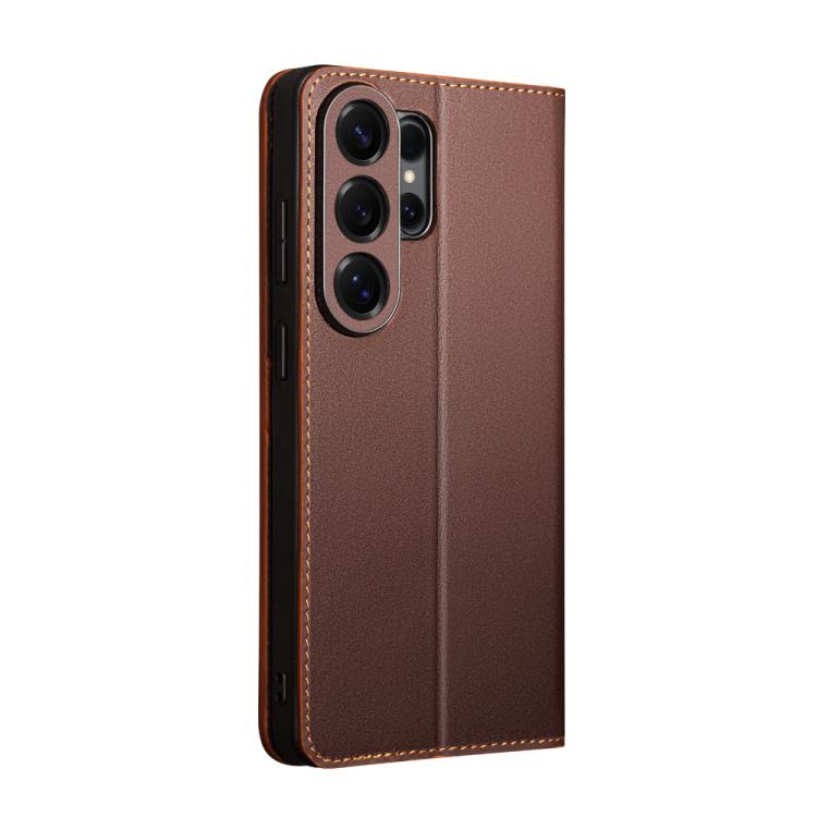 For Samsung Galaxy S26 Ultra 5G QIALINO Classic Gen2 Genuine Leather Phone Case