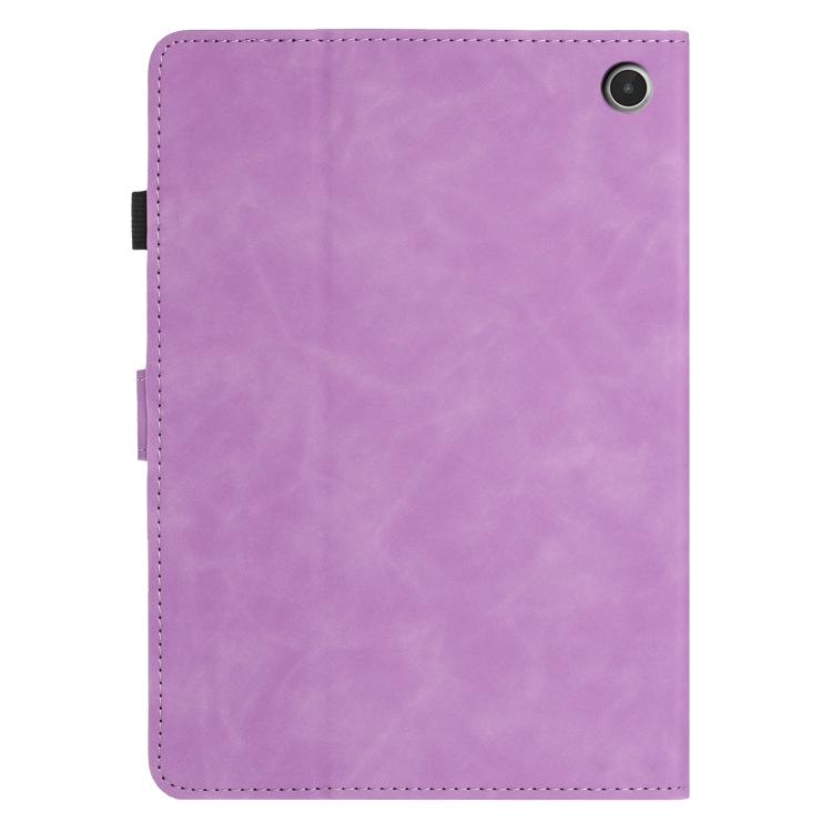 For Amazon Kindle Fire Max 11 2023 Butterfly Loves Flowers Embossed Leather Smart Tablet Case