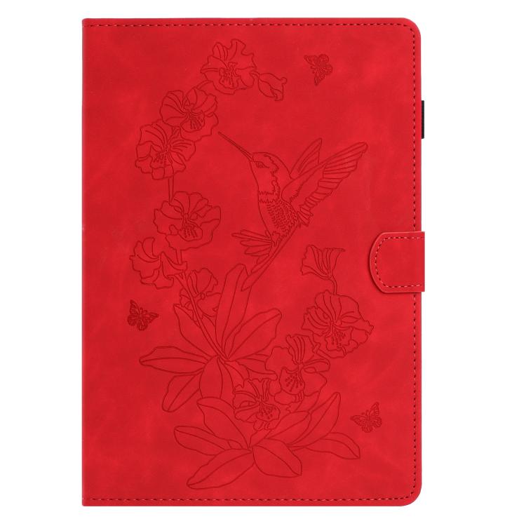 For Amazon Kindle 11th 2024 / 2022 Butterfly Loves Flowers Embossed Leather Smart Tablet Case