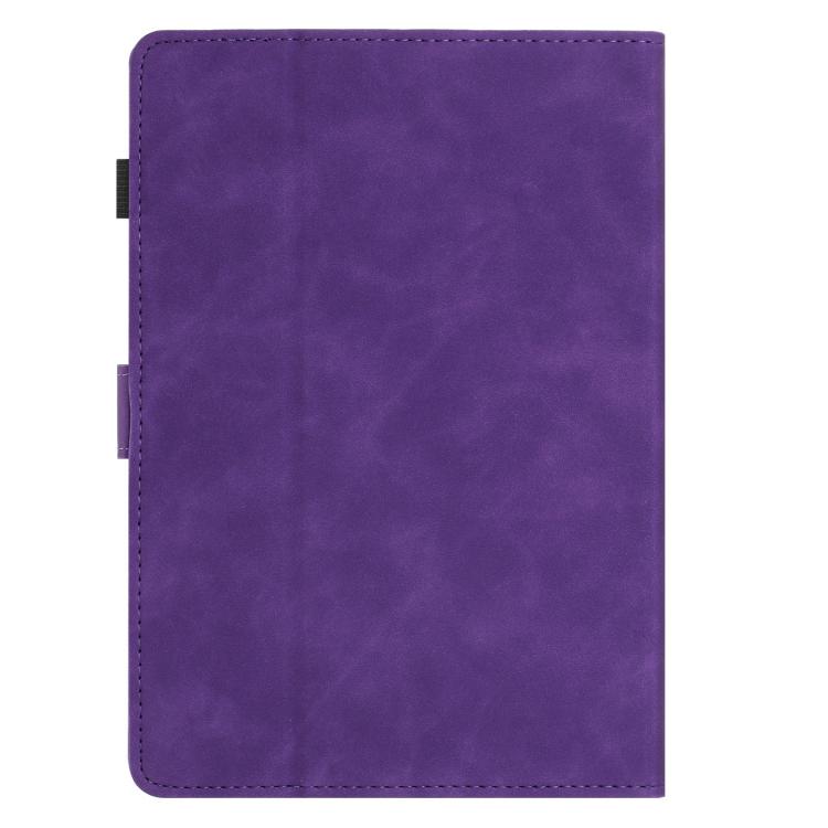For Amazon Kindle 11th 2024 / 2022 Butterfly Loves Flowers Embossed Leather Smart Tablet Case