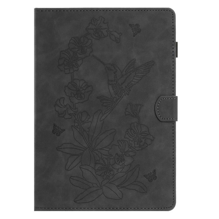 For Amazon Kindle 11th 2024 / 2022 Butterfly Loves Flowers Embossed Leather Smart Tablet Case