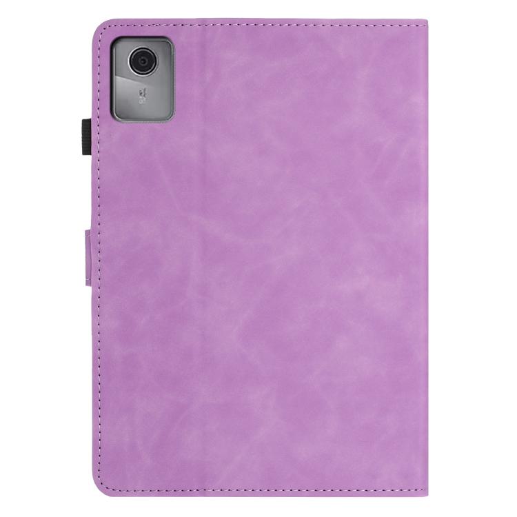 For Lenovo Tab P11 Gen 2 Butterfly Loves Flowers Embossed Leather Smart Tablet Case