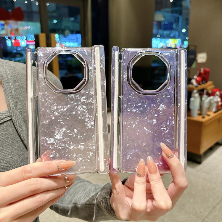 For Huawei Mate XT / XTs Ultimate Shell Patterned Double Axis Folding Phone Case
