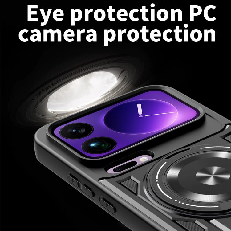 For Xiaomi 17 Pro Max Armor Rotating Holder MagSafe Phone Case